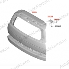 72800P6000 -Крышка багажника Hyundai Santa Fe 5 (MX5)Крышка багажника Hyundai Santa Fe 5 (MX5)