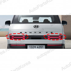 92401P6000, 92402P6000, 92403P6000, 92404P6000 -Задние светодиодные фонари Hyundai Santa Fe 5 (MX5)Задние светодиодные фонари Hyundai Santa Fe 5 (MX5)