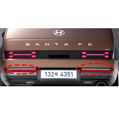 92405P6100, 92406P6100 — Задний нижний фонарь Hyundai Santa Fe 5 (MX5)