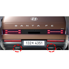  — Задний нижний фонарь Hyundai Santa Fe 5 (MX5)