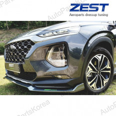 7000094070 -Накладка на передний бампер ZEST Hyundai Santa Fe 4 (TM)Накладка на передний бампер ZEST Hyundai Santa Fe 4 (TM)