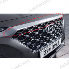 86374S1030, 86375S1030, 86376S1030 -Накладка решётки радиатора чёрный хром Hyundai Santa Fe 4 (TM)Накладка решётки радиатора чёрный хром Hyundai Santa Fe 4 (TM)