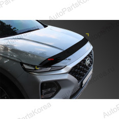 D-662 -Дефлектор на капот Hyundai Santa Fe 4 (TM) Дефлектор на капот Hyundai Santa Fe 4 (TM) 
